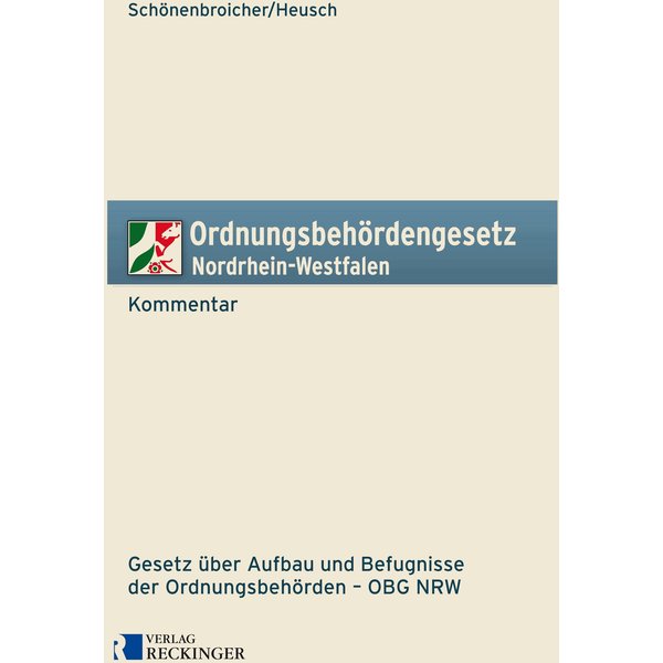 Ordnungsbehördengesetz Nordrhein-Westfalen – Kommentar