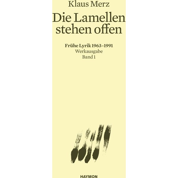 Die Lamellen stehen offen