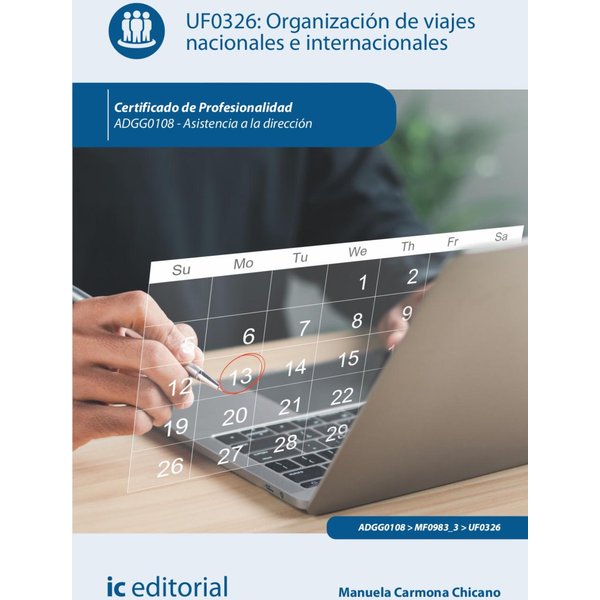 Organización de viajes nacionales e internacionales. ADGG0108