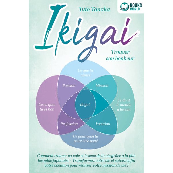 IKIGAI – Trouver son bonheur: Comment trouver sa voie et le sens de la vie grâce à la philosophie japonaise - Transformez votre vie et suivez enfin...