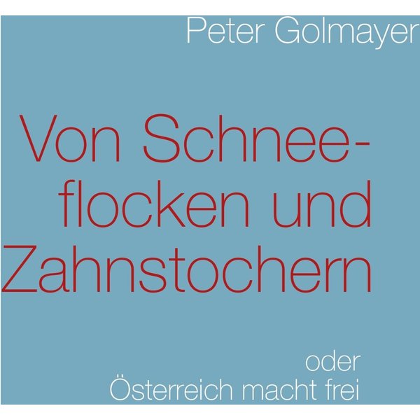 Von Schneeflocken und Zahnstochern