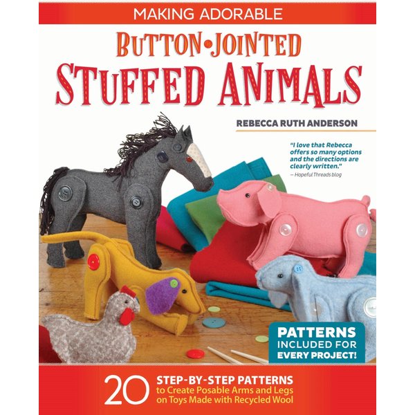 Making Adorable Button-Jointed Stuffed Animals