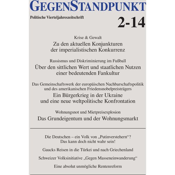 GegenStandpunkt 2-14