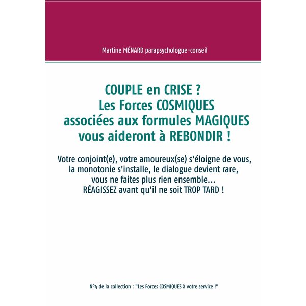 Couple en crise ? Les Forces cosmiques associées aux formules magiques vous aideront à rebondir !