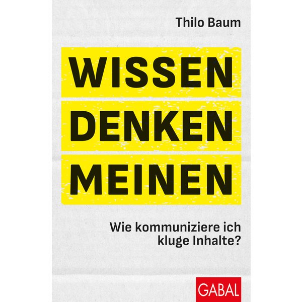 Wissen, denken, meinen