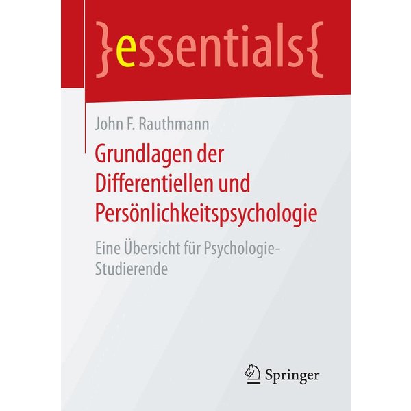 Grundlagen der Differentiellen und Persönlichkeitspsychologie