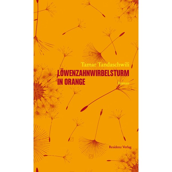 Löwenzahnwirbelsturm in orange