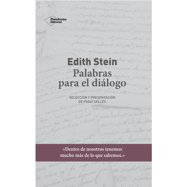 Edith Stein. Palabras para el diálogo