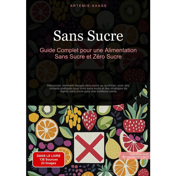 Sans Sucre: Guide Complet pour une Alimentation Sans Sucre et Zéro Sucre