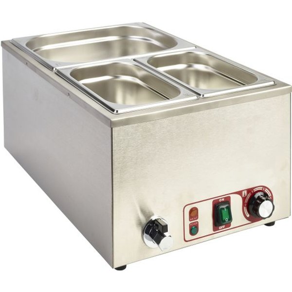 Bain Marie 1/1 With Tap 1.2Kw