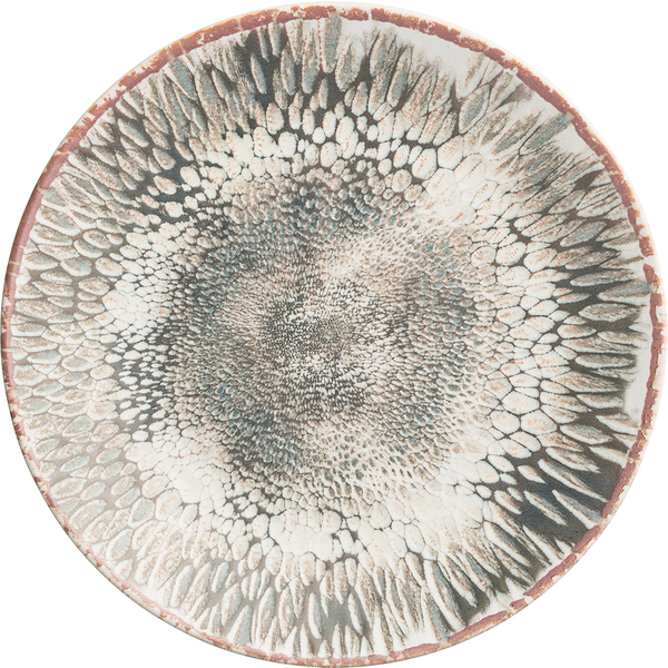 Rockzzero Coupe Iris Stoneware Plate Set Dia 27.5 cm Pack of 6