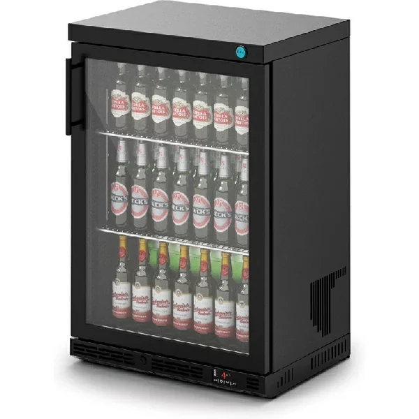 IMC Ventus V60 Glass Door Bottle Cooler Black Painted