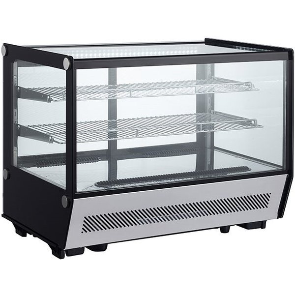 Chefs Range RTW160L5 - Refrigerated 3 Tier Square Glass Counter top display