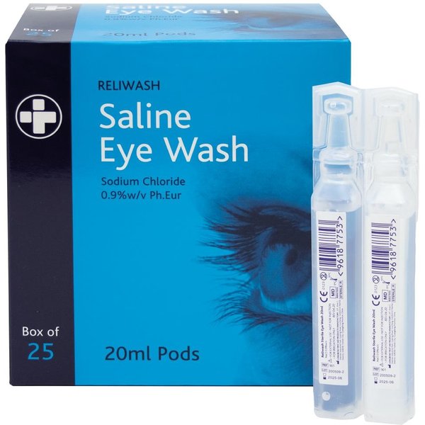 Eye Wash Pods - 20ml (Box 25)