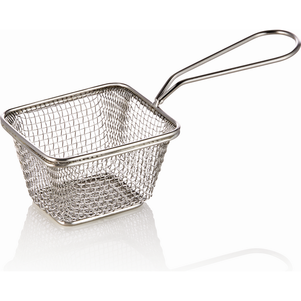 Was Germany Serving and Deep-Frying Basket Chrome Nickel Steel