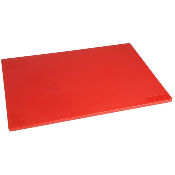 Hygiplas Low Density Antibacterial Chopping Board Red 450x300x10mm