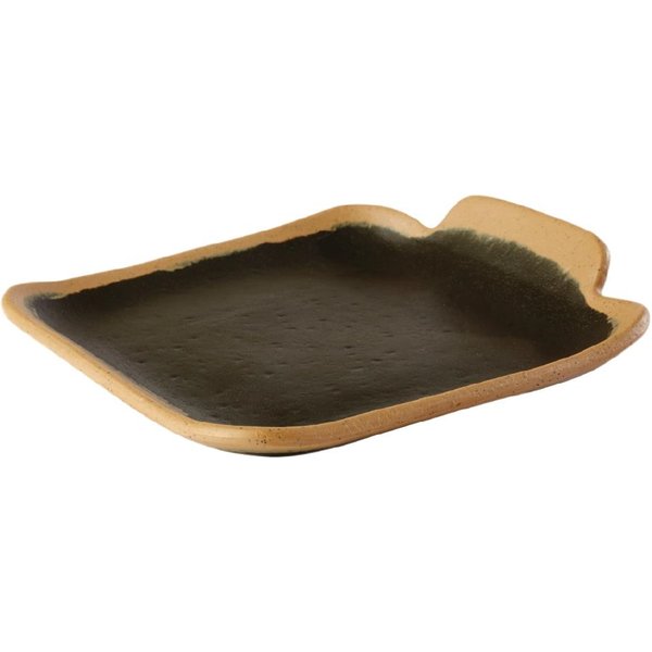 APS Crocker Square Platter Brown 140mm