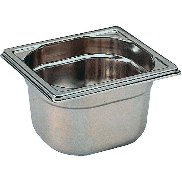 Matfer Bourgeat Stainless Steel 1/6 Gastronorm Tray 100mm