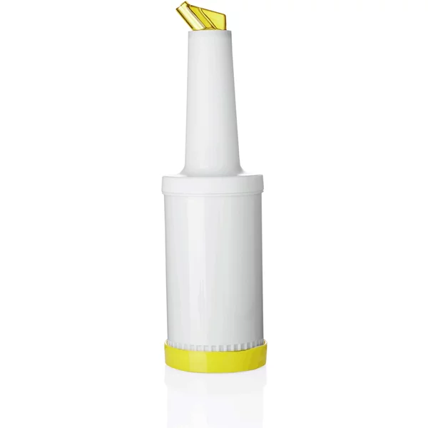 Measured pourer and storage bottle Yellow