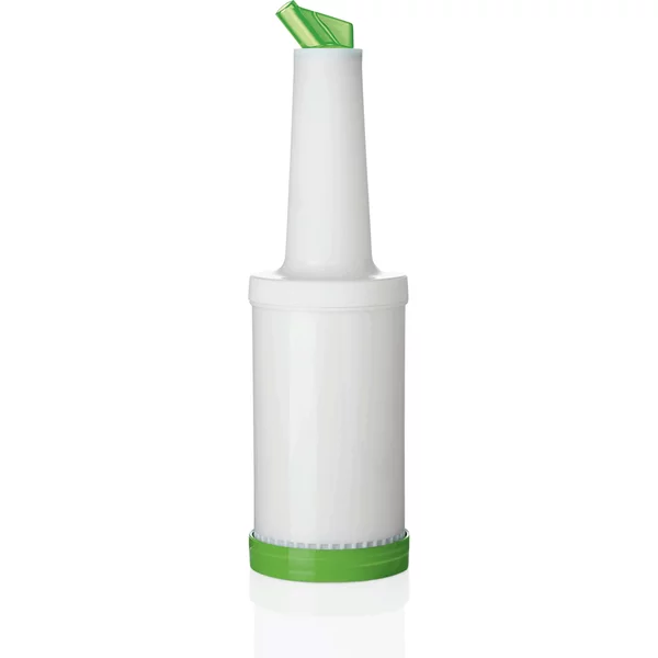 Measured pourer and storage bottle Green
