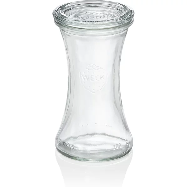 Delicacies glass jar