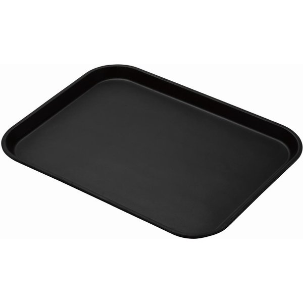 Cambro Treadlite Fibreglass Rectangular Non-Slip Tray Black 457mm