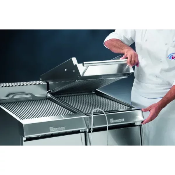 Arris GE509EL-Top Hi Speed Overgrill Chargrill, Cooks Both Sides At The Same Time - With Water Tray