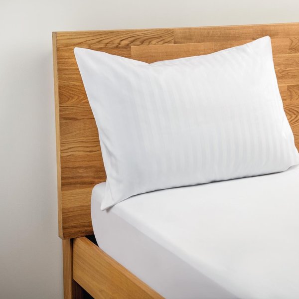 Mitre Comfort Satin Extra Long Pillowcase White (2 pack)