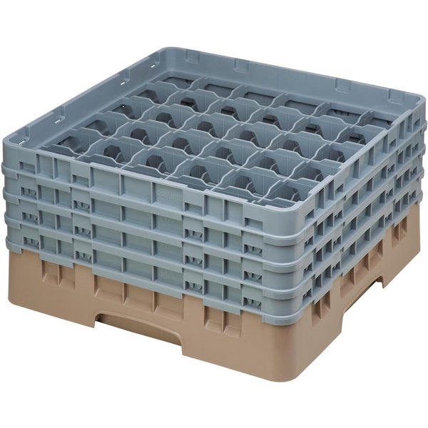 Cambro Camrack Beige 36 Compartments Max Glass Height 215mm