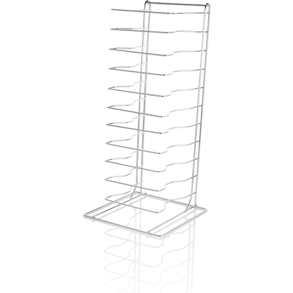 Was Germany Pizza Tray Holder Chrome Plated 30x30x69 cm