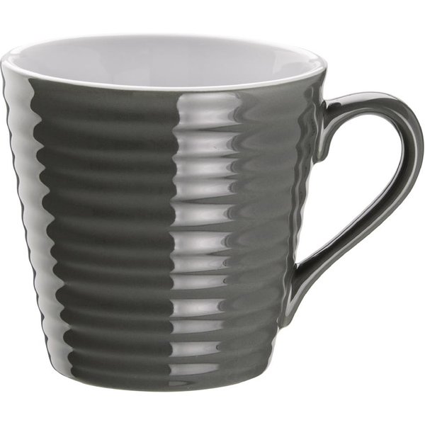 Olympia Cafe Aroma Mug Charcoal - 340ml 11.5fl oz (Box 6)