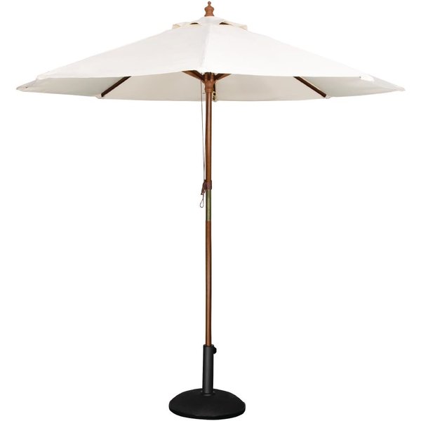 Bolero Round Parasol 3m Diameter Cream