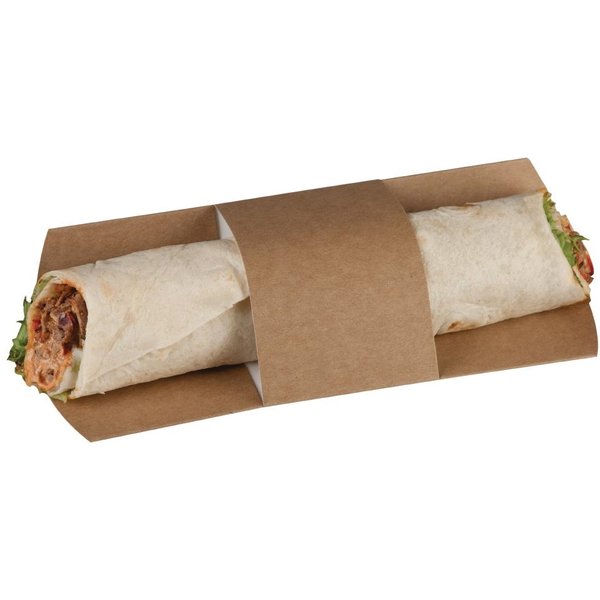 Colpac Compostable Kraft Tortilla Sleeves (1000 Pack)
