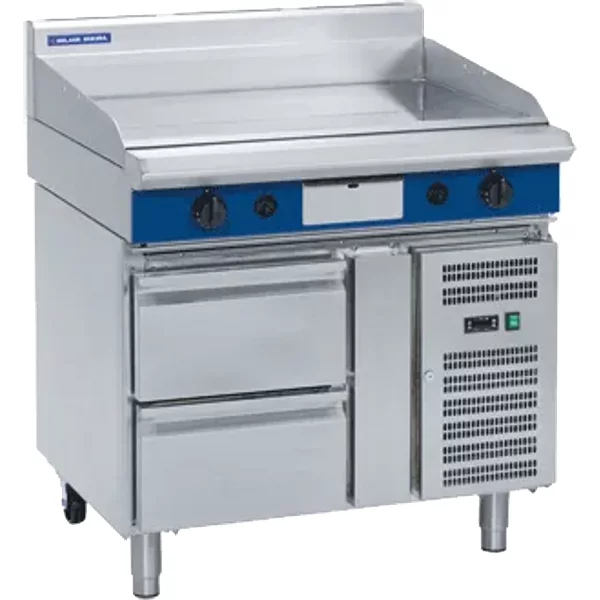 Blue Evolution Series GP516-RB Gas Griddle Refrigerated Base NAT