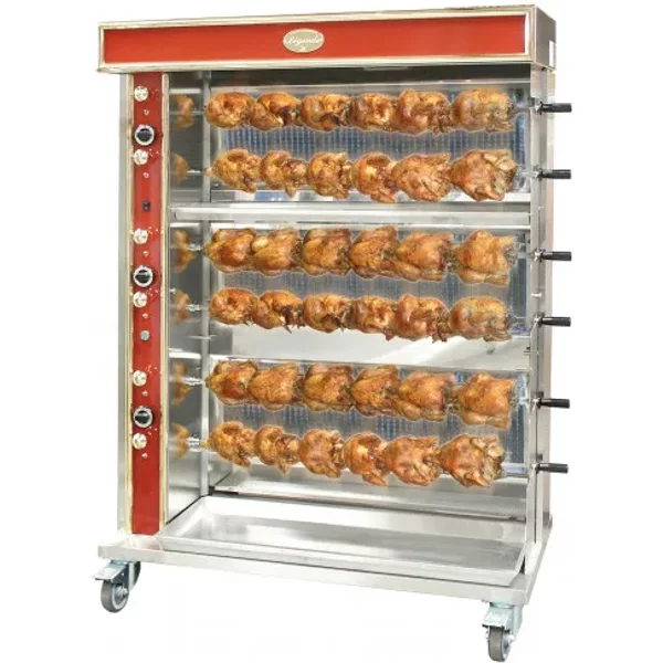 Inotech Legend ITL36 (Wide) Wall Of Flame Rotisserie 6 Spit