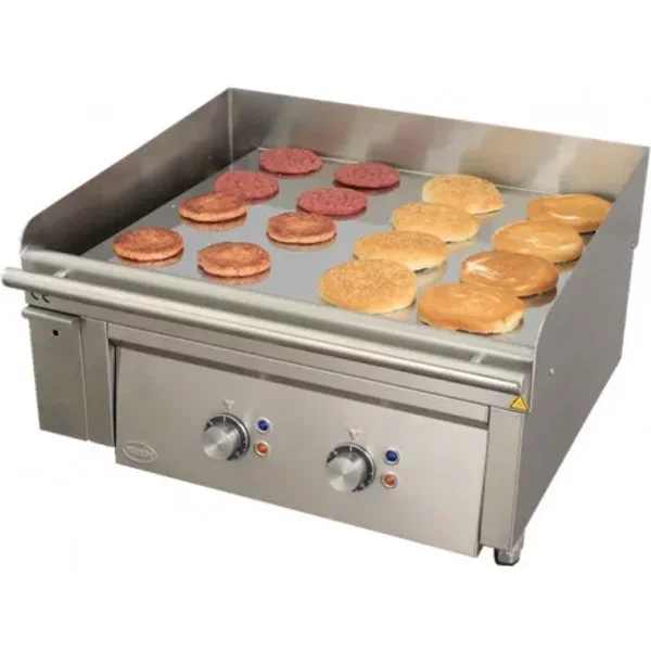 Mirror M650E Heavy Duty Electric Chrome Griddle - Smooth Plate