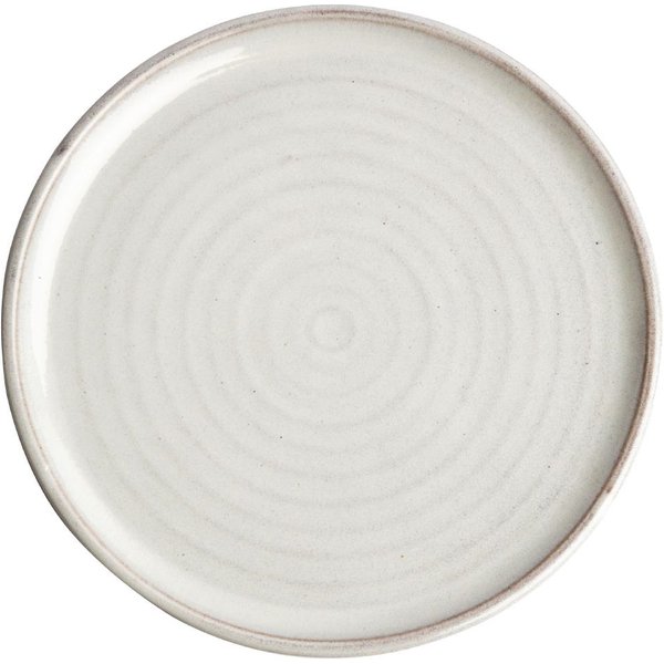 Olympia Canvas Small Rim Round Plates Murano White 265mm (6 Pack)