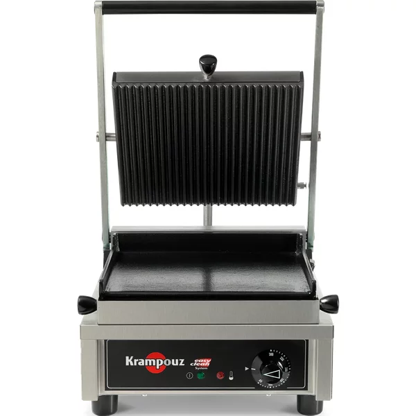 KRAMPOUZ GECID3BO - Multi Contact Grill Small - Ribbed plate top-smooth plate bottom