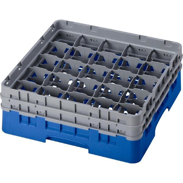 Cambro Camrack Blue 25 Compartments Max Glass Height 133mm