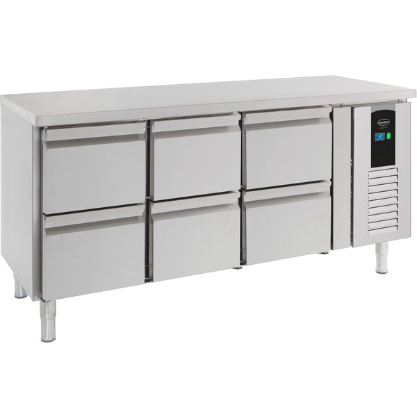 Combisteel Energy Line Six-Drawer Refrigerated Counter - 158 L