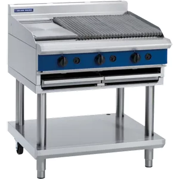 Blue Evolution Series G593-LS Gas Chargrill - Leg Stand NAT