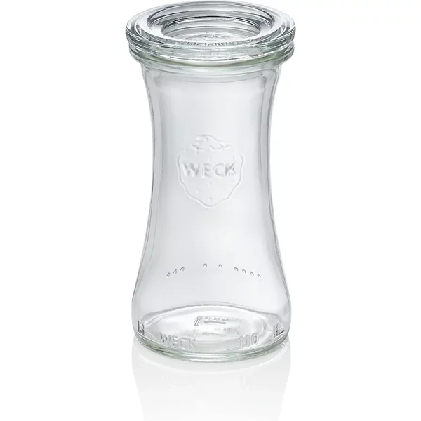 Delicacies glass jar