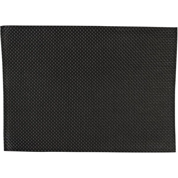 APS PVC Placemat Black (6 Pack)