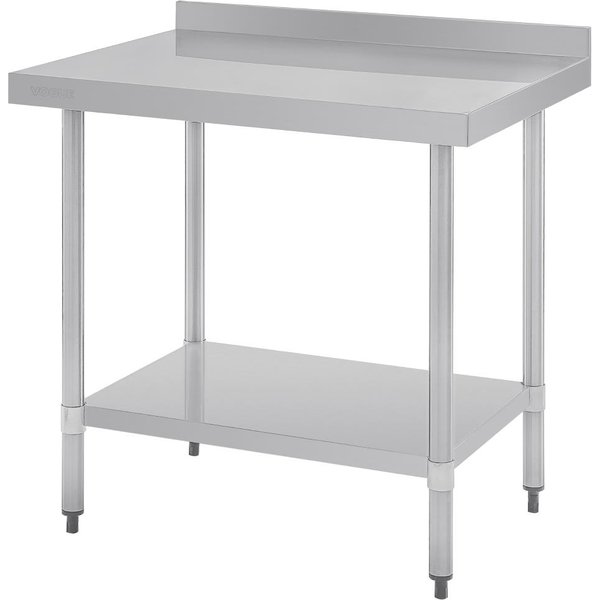 Vogue Stainless Steel Table with Upstand 900mm