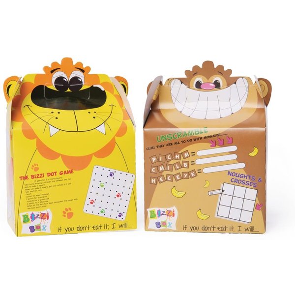 Crafti's Kids Bizzi Boxes Assorted Zoo Lion and Monkey (200 pack)