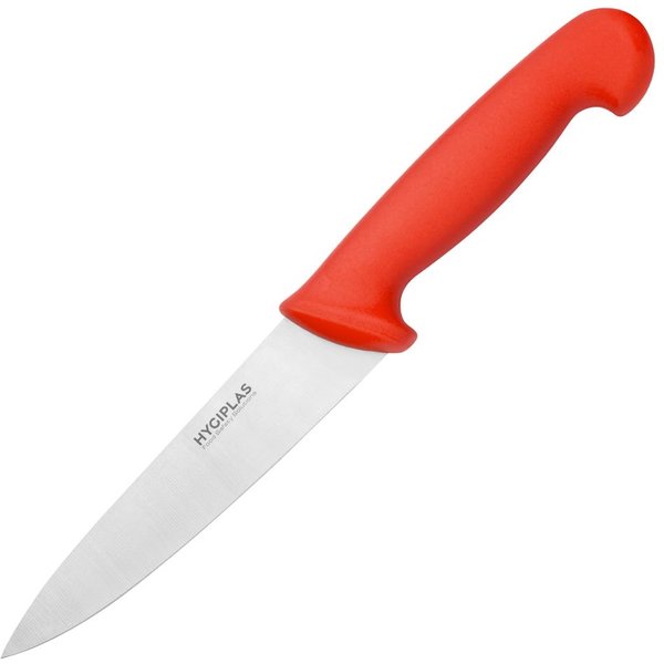 Hygiplas Chefs Knife Red 15.5cm