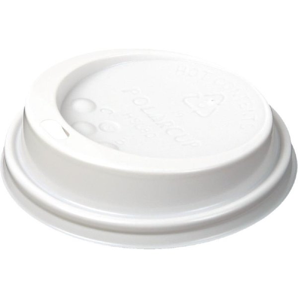 White Lid To Fit 225ml Huhtamaki Hot Cup (1000 Pack)