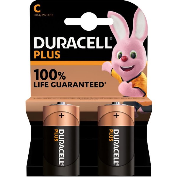 DuracellPlus C Batteries (2 Pack)