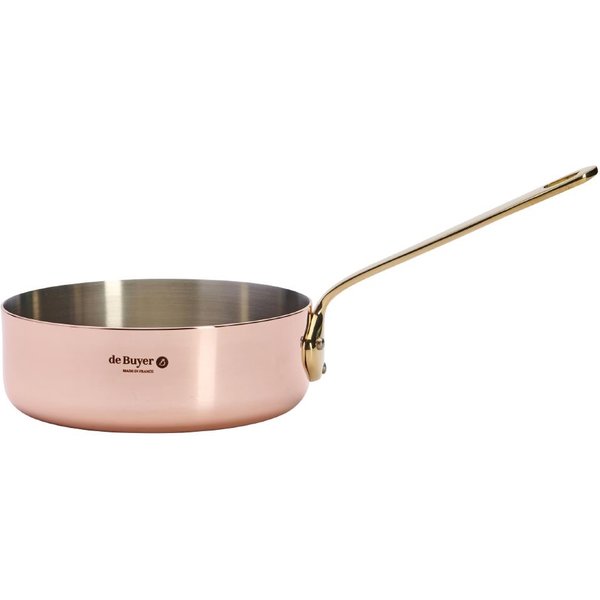 De Buyer Inocuivre Saute Pan Brass 16cm