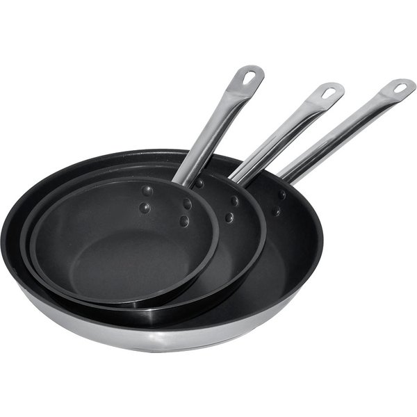 CombiSteel Stainless Steel Frypan non-stick 2,3 Litre